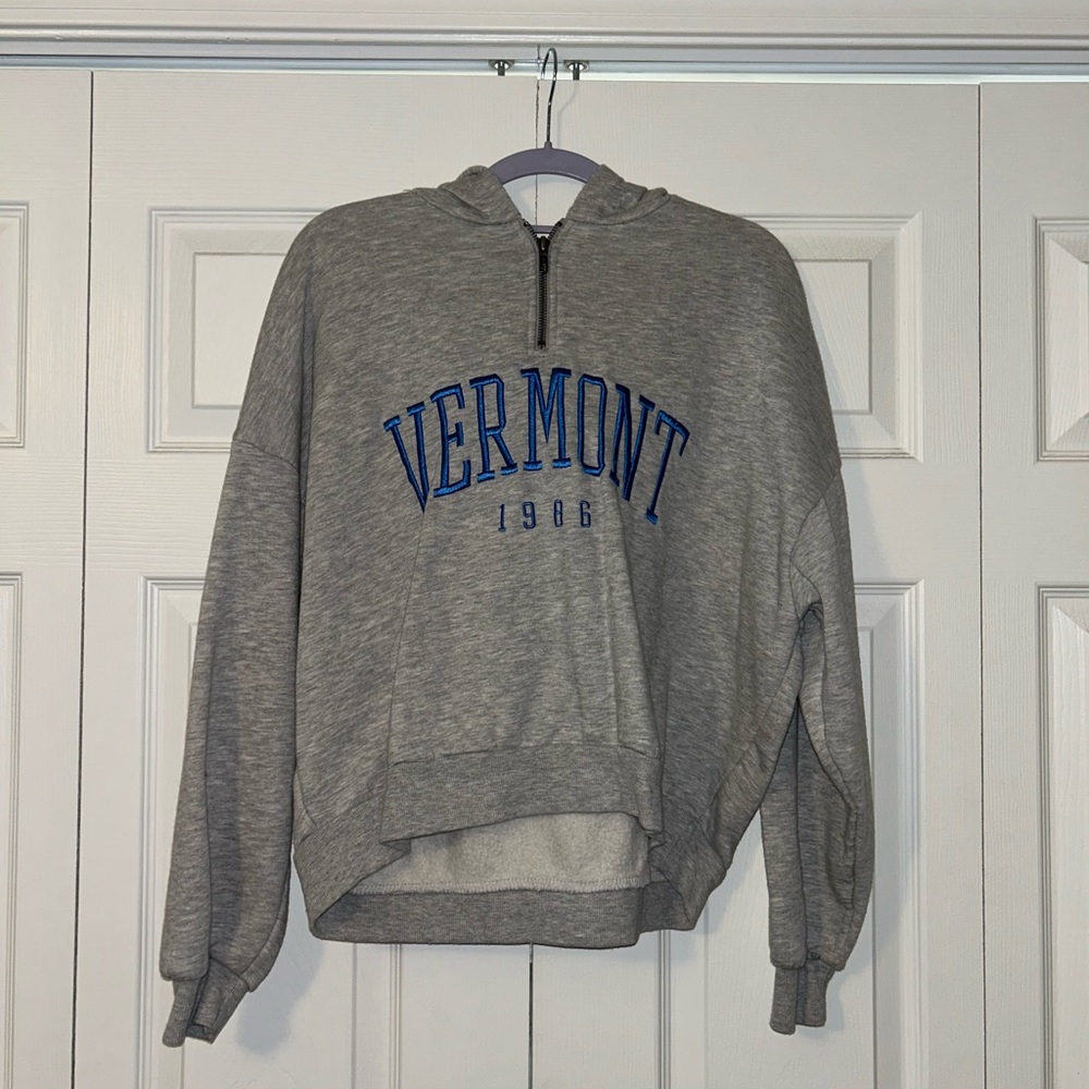 TJ Maxx - Vermont Quarter Zip Cropped Sweatshirt